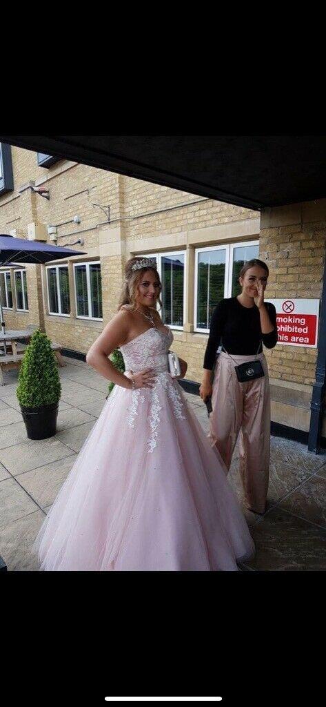 Size 10/12 morilee promDress basically how it was bought worn for only a few hours. bought for £750