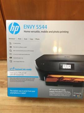 HP ENVY 5544 All-In-One Wireless Printer with Touch Screen and Photo Tray -BRAND NEW SEALED IN BOX