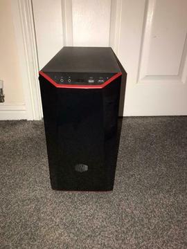 AMD Gaming PC with keyboard, mouse and speakers