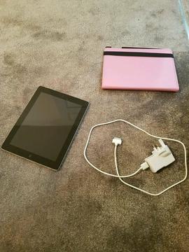 Great Black Ipad 2 3G+WIFI including new charger and FREE NEW CASE